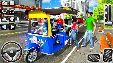 Tuk Tuk Rickshaw Driving Simulator  - City Mountain Auto Driver - Android GamePlay