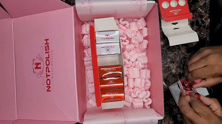 Unboxing the Not Polish Medium Mystery Box That Finally Made It 🧐🤔🤣 #nails #notpolish #mysterybox