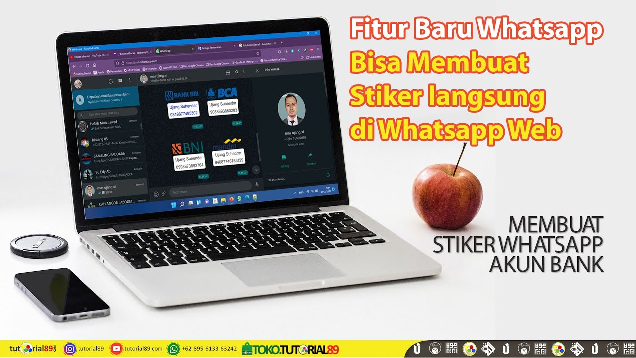 Cara membuat stiker whatsapp sendiri di komputer tanpa aplikasi