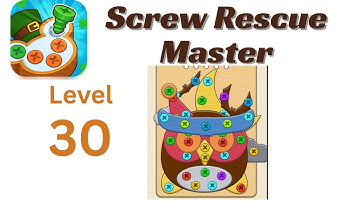 Screw Rescue Master Level 30 Walkthrough 🔩🧩 | Go Answer