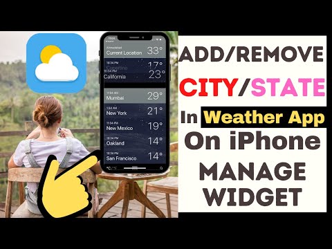 How to Add City to Weather App Ios 14  