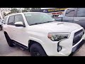 Checkout this amazingly fully loaded white 2018 Toyota 4Runner TRD PRO w/only 50k miles! MUST SEE!🏆