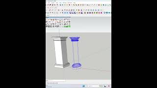 How to use 1001bit Plugin to make a column fast! #sketchup #3dmodelingsoftware #tutorial #plugins