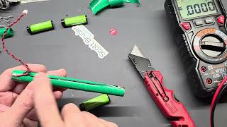 Rebuilding an alphasmart 3000 NiMH battery pack 3.6v 6000mah