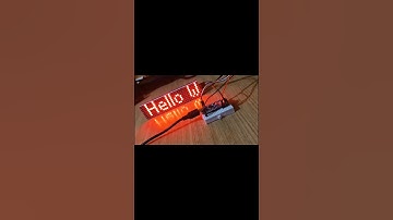 LED Matrix with Arduino nano just for fun 😊 #arduino #embeddedsystem stem #shorts