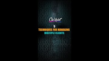 5 Techniques to manage multiple clients as a freelancer | @croxaint