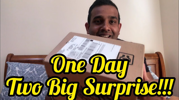 One Day Two Big Surprise
