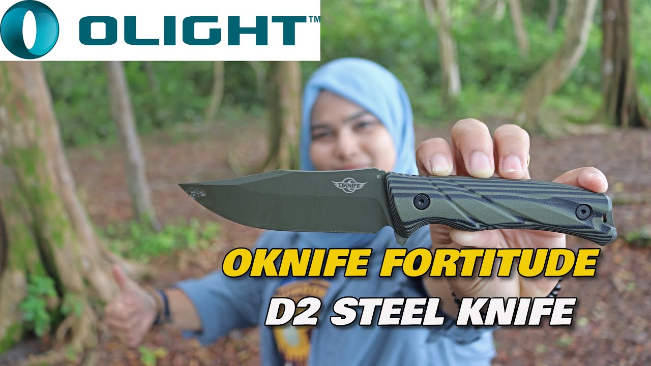 REVIEW] OKNIFE Fortitude | Full Tang D2 Blade Knife | OLIGHT