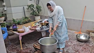 Bulk main khana bna k selaab mutasrin ko dia || Apne hat se pka k bantne ka maza hi or hain