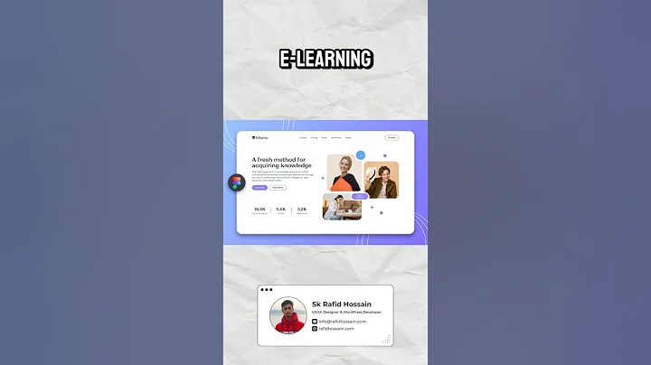 E-learning Website UI Design in Figma | Figma Tutorial | Figma Tutorial For Beginners