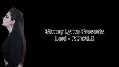 Lorde - Royals (US Version) [lyric video]