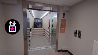 Stockholm, SWE: 2023 KONE MonoSpace MRL-Traction Elevator at Bromma Hospital
