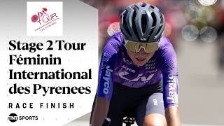 DOMINANCE! 💪 | 2026 Stage 2 Tour Féminin International des Pyrénées Final KM's | TNT Sports Cycling screenshot 1