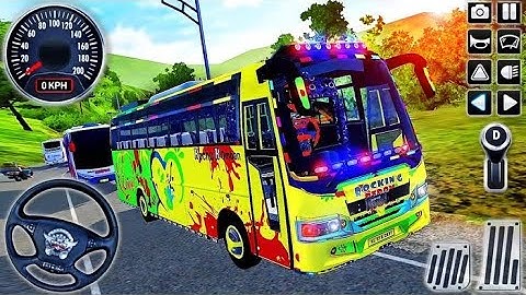 Indian Bus Driver Simulator 3D - Mobile First Bus Transporter Driving  #3