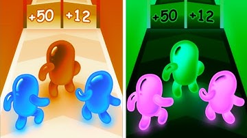 Join Blob Clash 3d vs Reverse gameplay Ball Colour Run walkthrough,iOS Android New Update part: 1527