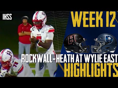 Rockwall-Heath Dominates Wylie East 52-10 in Bi-District Clash