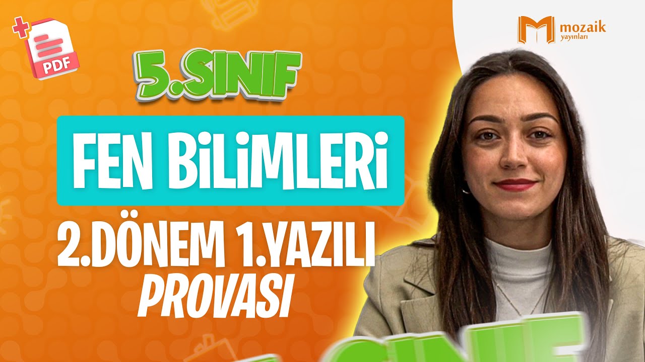 5. Sınıf Fen Bilimleri 2. Dönem 1. Yazılı Provası 