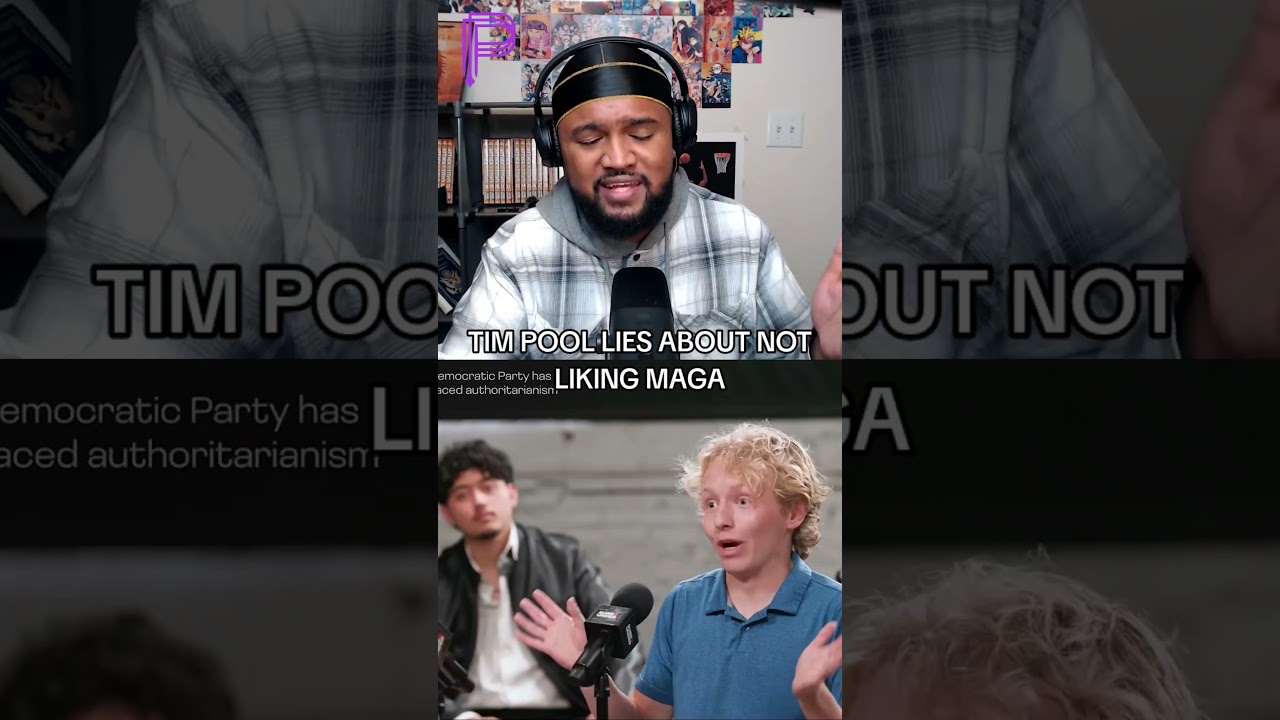 TIM POOL LIES ABOUT NOT LIKING MAGA #jubilee #donaldtrump #politicaldebate #americanpolitics