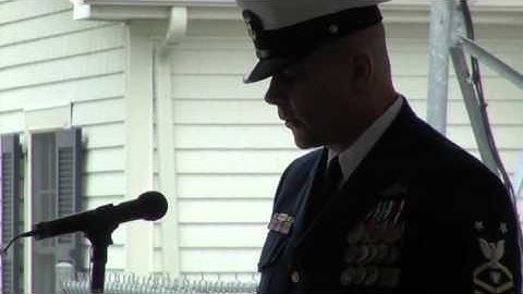 Change of Watch Coast Guard Reserve Force Masterchief