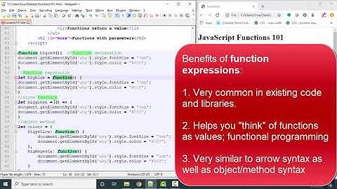 JavaScript Functions 101 - Part 2: WHAT do functions look like?