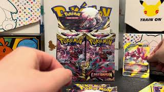 Pokémon Sword and Shield - Lost Origin Booster Box 2/4 #asmr #pokemon #giratina