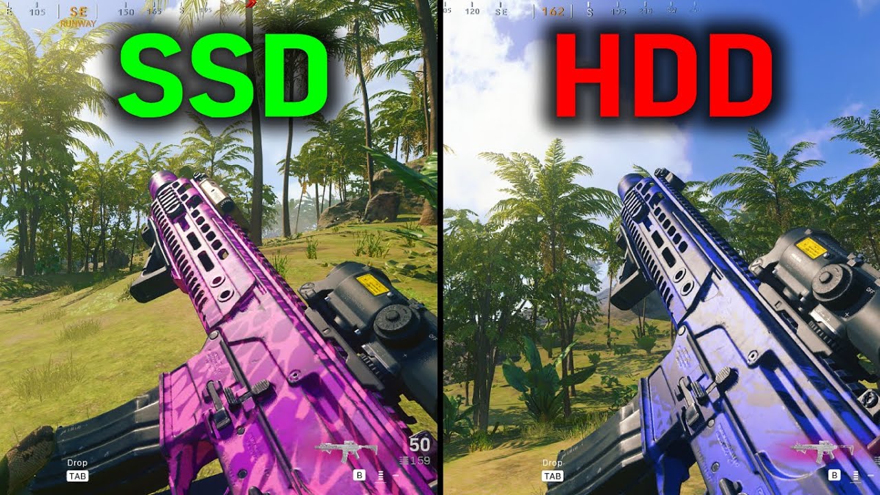 Call Of Duty Warzone Ssd Vs Hdd Youtube
