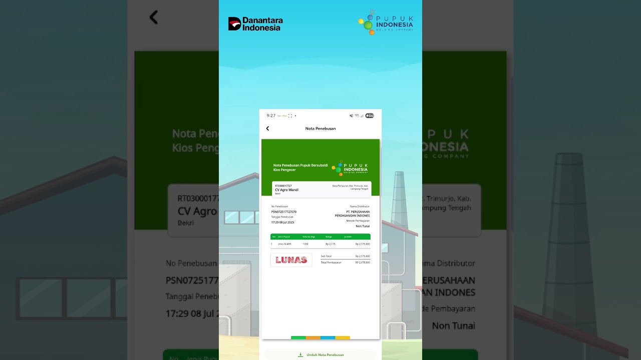 Tata cara penebusan pupuk subsidi ppts ke pud .