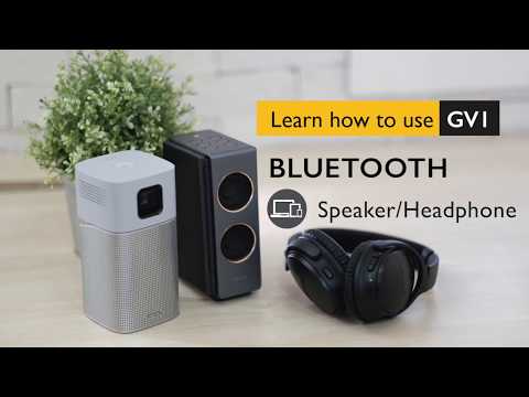 How to Share Audio with Bluetooth Speaker or Headphone - BenQ GV1 Wireless Portable Projector