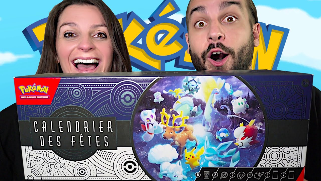 CALENDRIER DE L AVENT 2023 COFFRET POKEMON FRANCAIS