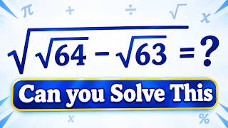 Square root math solution | Only Genius Can Solve This! 🧠 | Tricky Square Root Puzzle