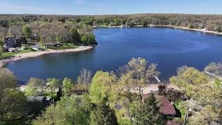 Stunning Aerial Tour of 13615 Sunset Shores Dr in Cedar Springs MI