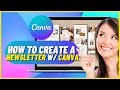 Canva Newsletter Tutorial | How to Create a Newsletter with Canva (Step by Step)