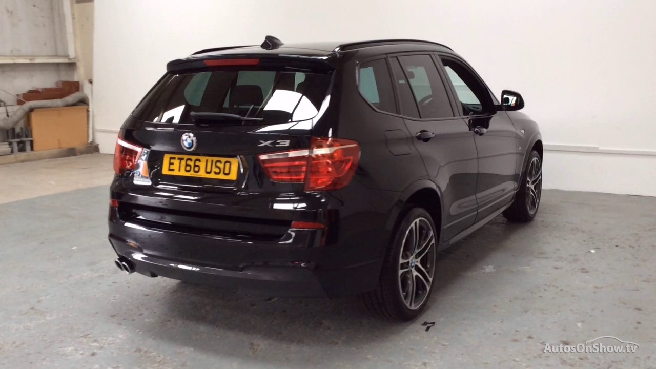 BMW X3 XDRIVE30D M SPORT BLACK 2017 - YouTube