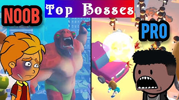 heli monster - giant hunter | Top Bosses  | heli monster Gameplay | heli monster Game | Game