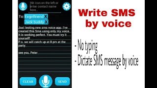 Write SMS by Voice Without Typing | Write Text With Your Voice screenshot 2