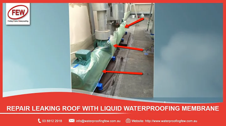 Repair Leaking Roof with Liquid Waterproofing Membrane
