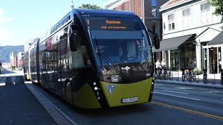 Vanhool Exquicity 24 AtB Line 1 Kattem - Heimdal - Tiller  - Strindheim - Ranheim Vy Nr 1573