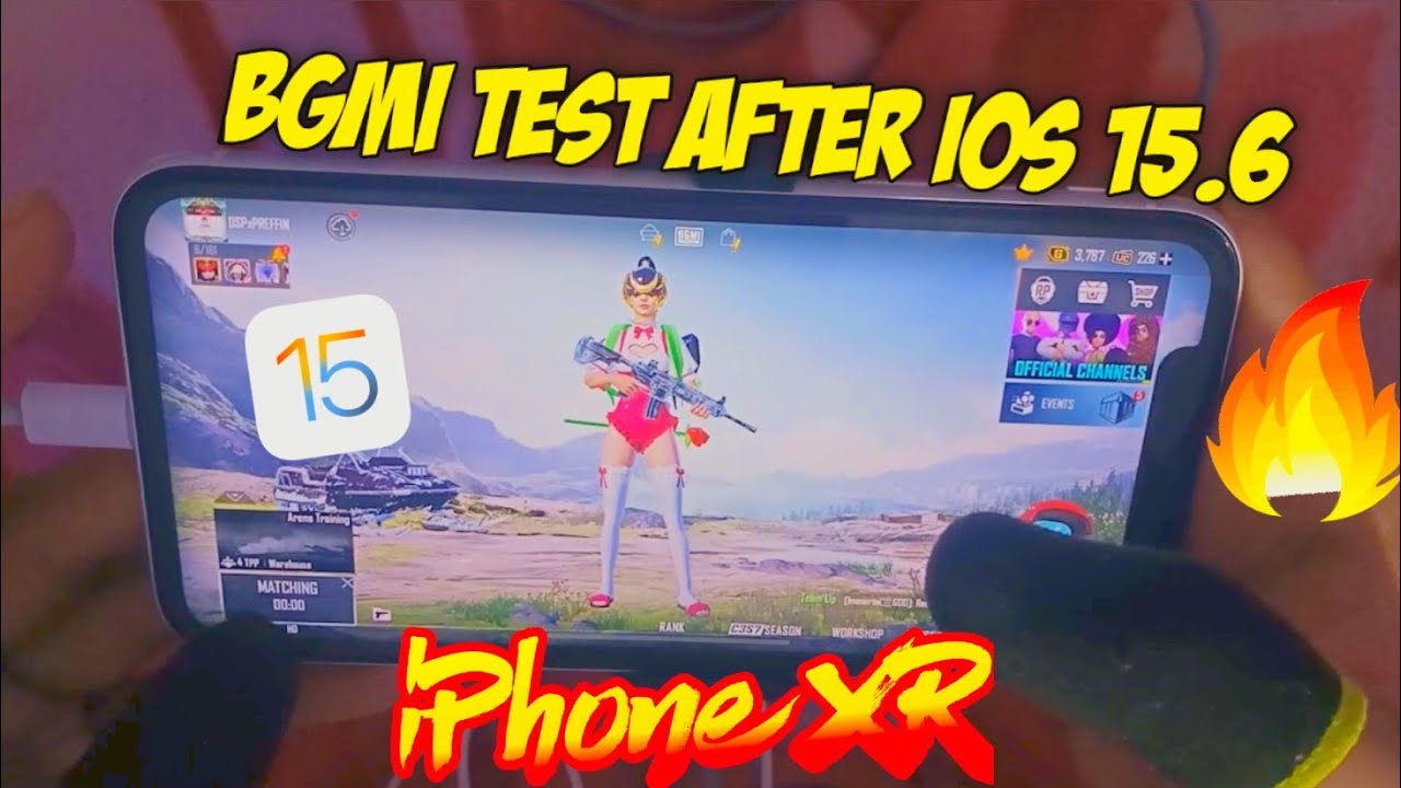  iPhone XR BGMI Test After IOS 15 6 Does Xr Is Lagging After Update