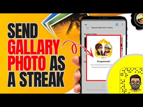 How To Send Gallery Photos As A Streak Send Snaps From Camera Roll Ityug