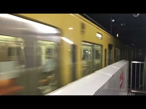 西武新2000系前期型2057Fが各駅停車上石神井行きとして西武新宿線高田馬場駅を発車するシーン！