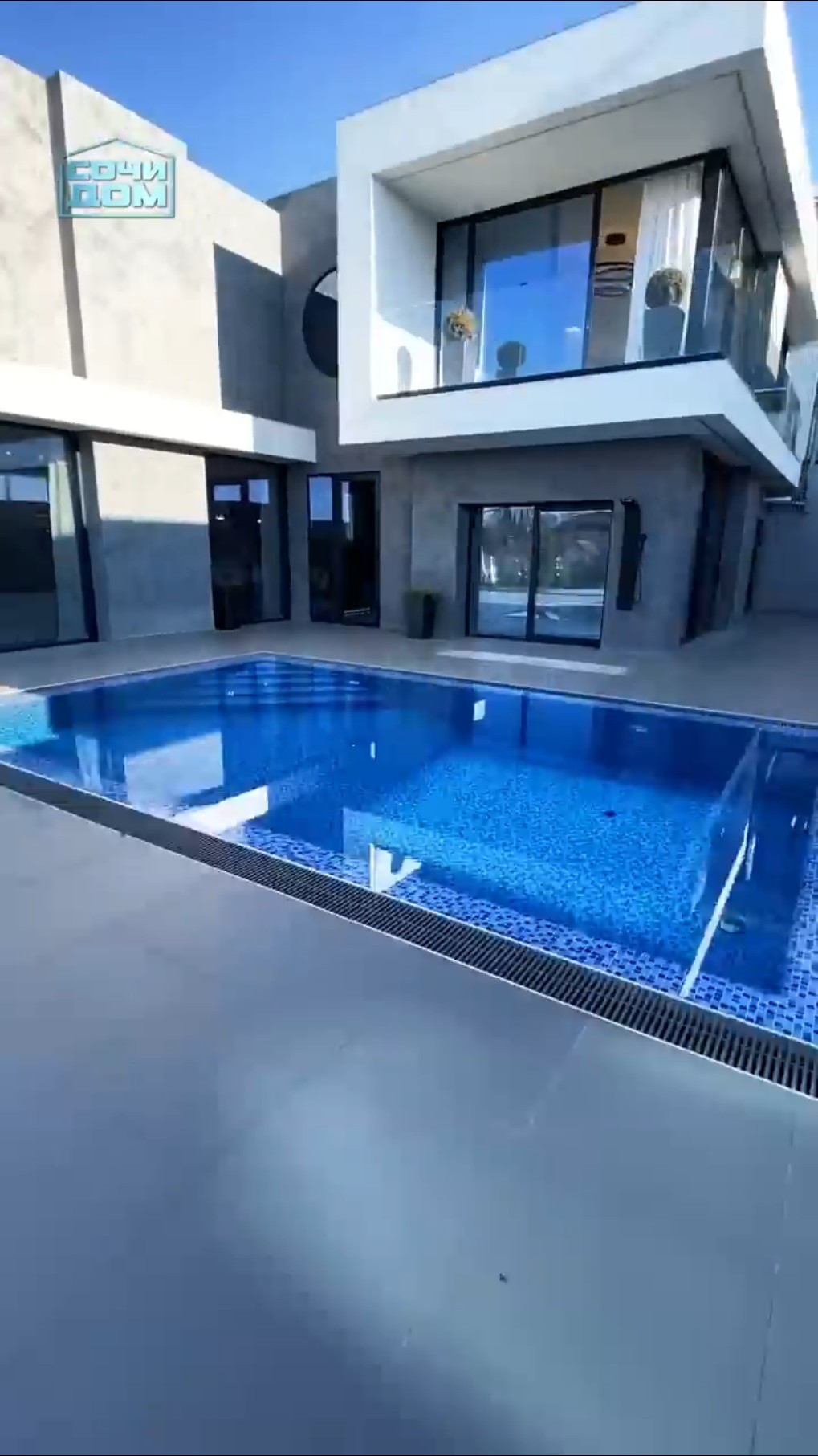 Каркасный дом в Новороссийска бассейн