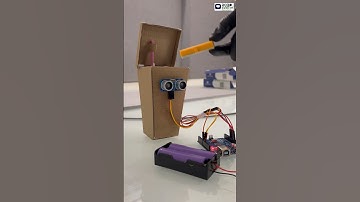 DIY Smart Dustbin using Ultrasonic Sensor and Arduino #roboarmy #ultrasonicsensor #scienceproject