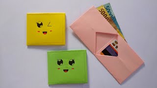 Membuat Dompet Yang Cantik Dan Imut Dari Kertas HVS