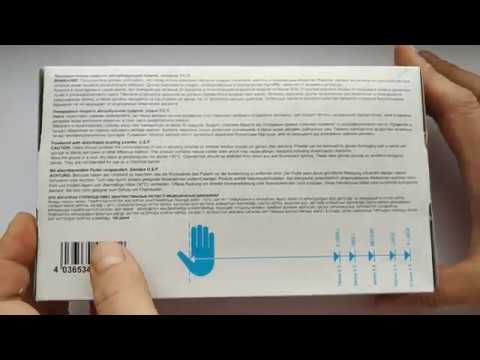 Перчатки медицинские смотровые латексные SFM