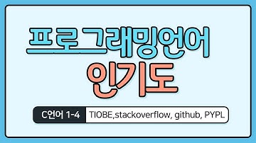C언어 기초 1-4 : 프로그래밍 언어 순위