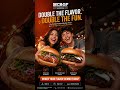 Burger Duo Goals 🍔🔥 Double the Flavor, Double the Fun at Bebop Ashburn #shorts