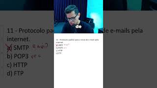 Questão de e-mail mais cobrada em concursos!