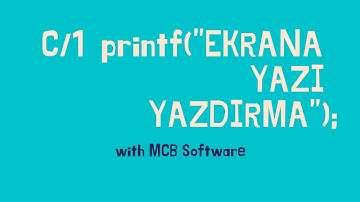 DEV C++ KURULUM ve printf("EKRANA YAZI YAZDIRMA");