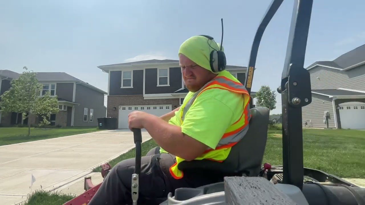 Exmark Lazer Z Tall Grass Mowing (2/2)