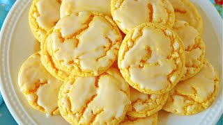 Easy Glazed Lemon Cake Mix Cookies by Cara's Recipes 10,719 views 1 year ago 1 minute, 30 seconds